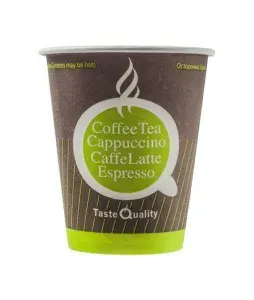 Стаканы одноразовые бумажные Taste Quality 150 мл d-70, туба: 100 шт.
