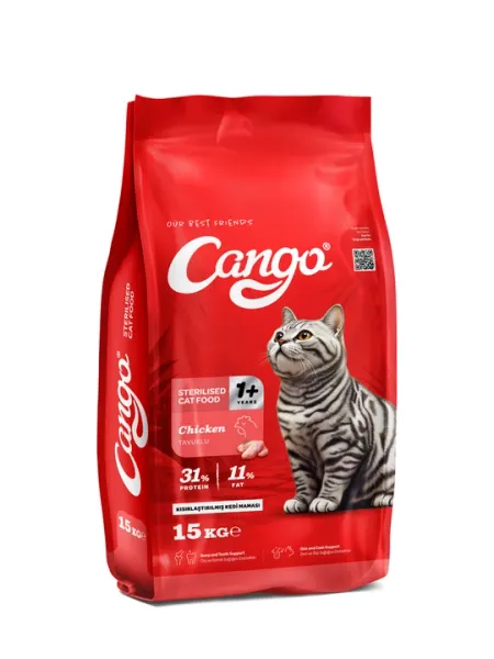 Сухой корм Cango, для стерилизованных кошек, 15 кг
