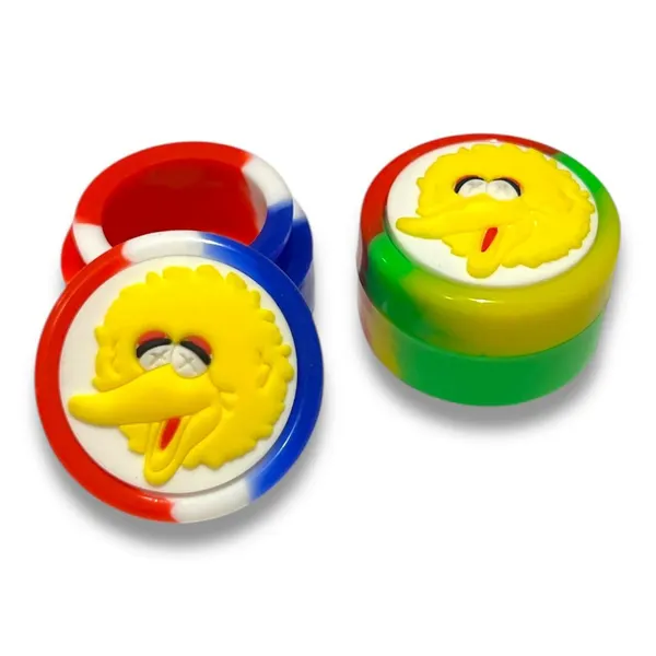 Контейнер WAX "Street Sesame Big Bird", силиконовый, для СВЧ, термостойкий, разные цвета