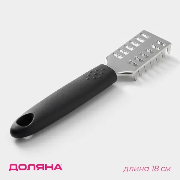 Рыбочистка Доляна «На века», 18 см, чёрная