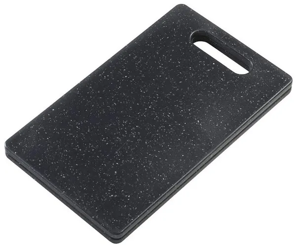 Разделочная кухонная доска Rotho S, пластик, 25x15x0.9 см, черная