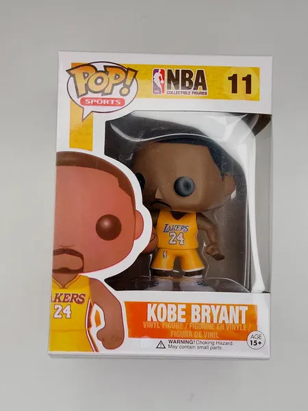 Фигурка баскетболист Коби Брайант в желтой форме Kobe Bryant звезда НБА NBA 11