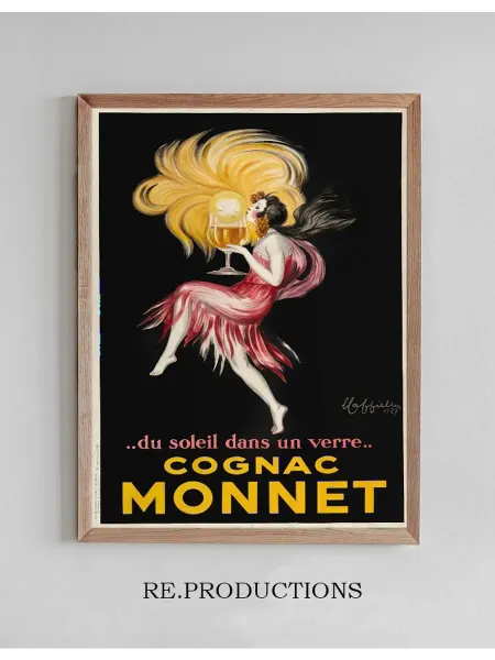 Re.productions Постер Cognac Monnet - Leonetto Cappiello