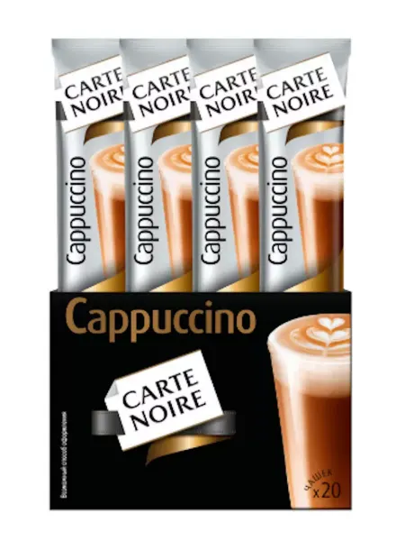 Carte Noire Кофейный растворимый Cappuccino 20 шт х 15 гр