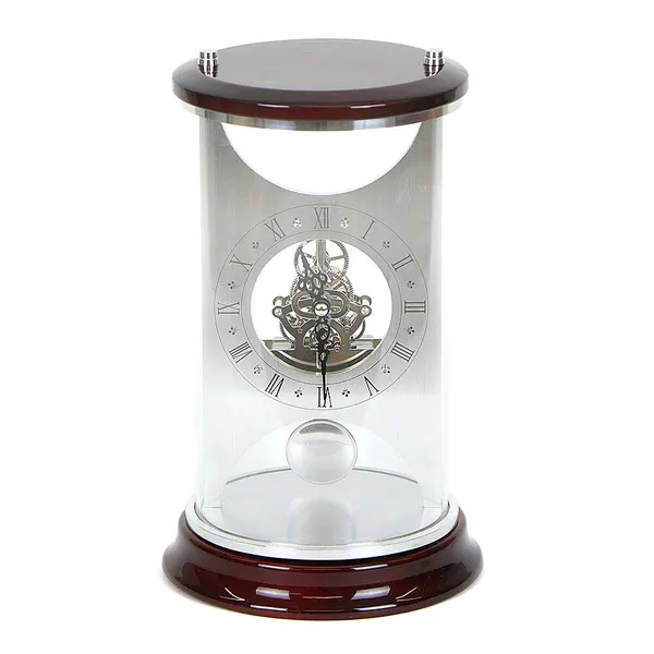 Часы настольные 39293, с римскими цифрами, маятник, 632221, 18x18x28 см