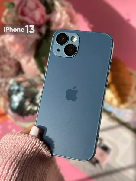 Чехол на iPhone 13 стеклянный матовый Стеклянный Чехол