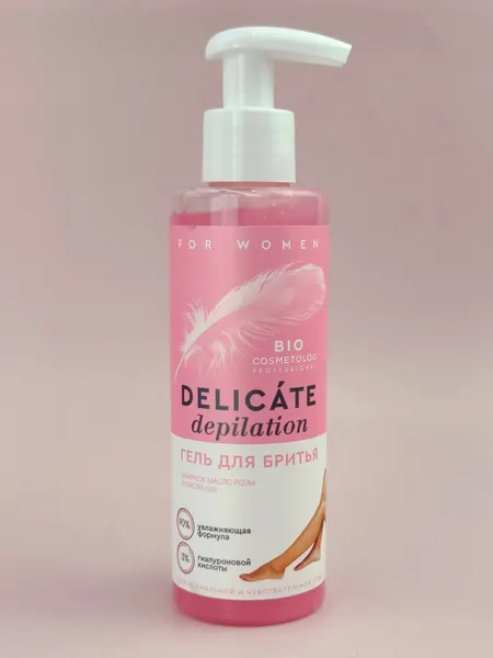 Гель для бритья женский Фитокосметик Bio Cosmetolog Professional Delicate Depilation, масло розы и ши, 190 мл
