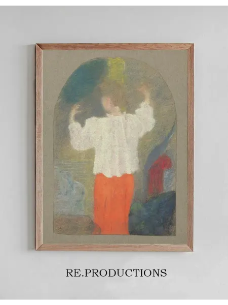 Re.productions Постер Marie en caraco à sa toilette - Édouard Vuillard