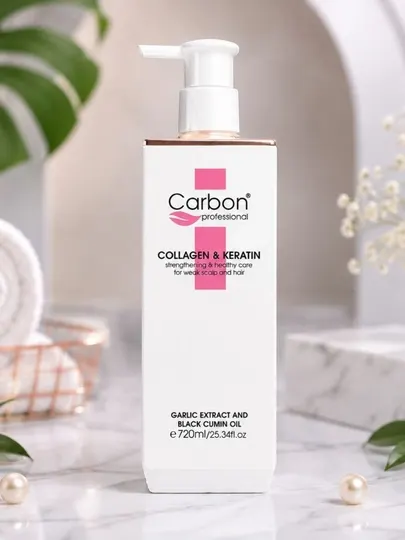 Шампунь Carbon Professional Collagen & Keratin 720 мл для восстановления волос