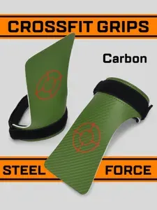 Гимнастические накладки для кроссфита Steel Force Carbon (L)