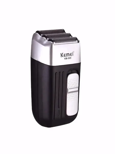 Электробритва Kemei KM-869, 3 бреющих элемента, водонепроницаемая, 12 насадок в комплекте