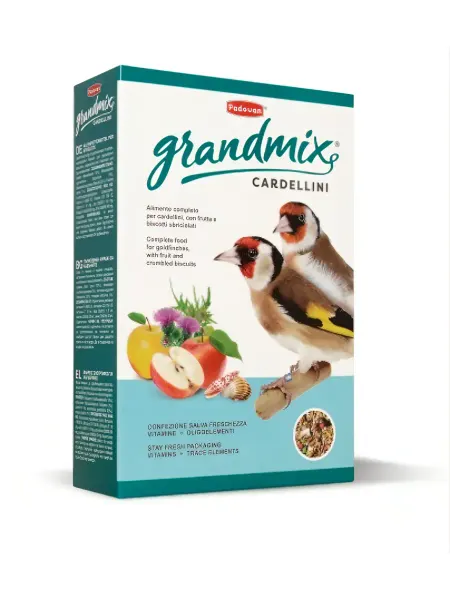 PADOVAN GRANDMIX CARDELLINI Комплексный корм для лесных птиц, Суперп…