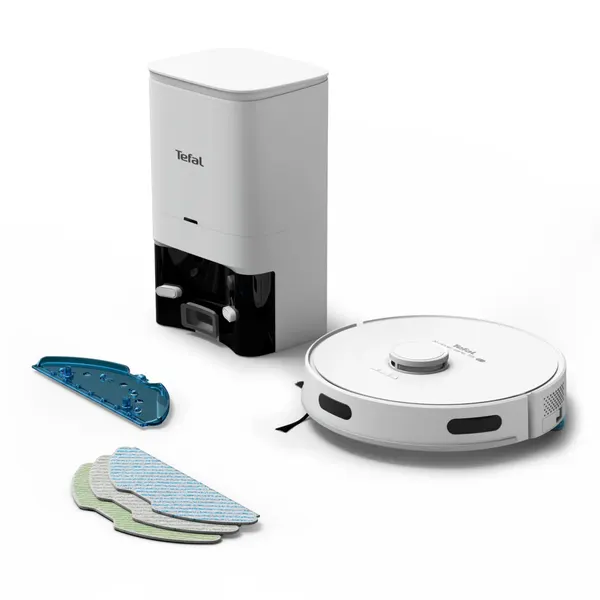 Робот-пылесос Tefal RG8597WH X-plorer 75S+, с влажной уборкой, станция автоочистки