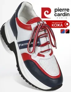 Кроссовки Pierre Cardin женские повседневные из натуральной кожи