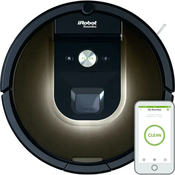 Робот-пылесос iRobot Roomba 980, сухой тип уборки, цвет коричневый