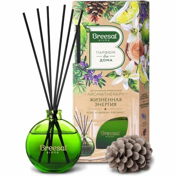 Аромадиффузор Breesal с палочками, Arome Sticks, Жизненная энергия