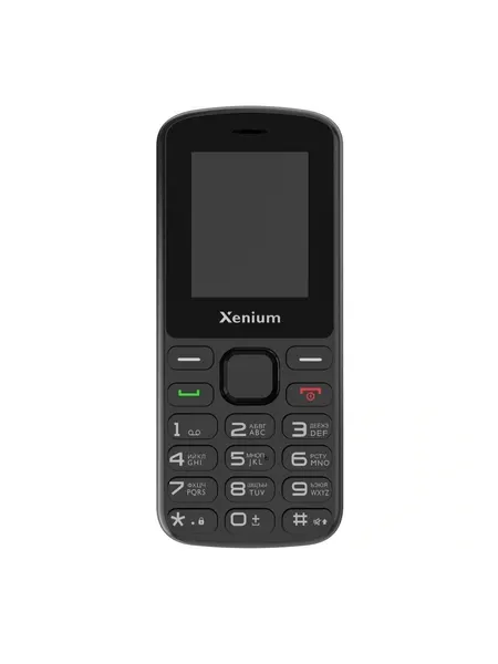 Мобильный телефон Xenium "X170", классический, черный, с фонариком