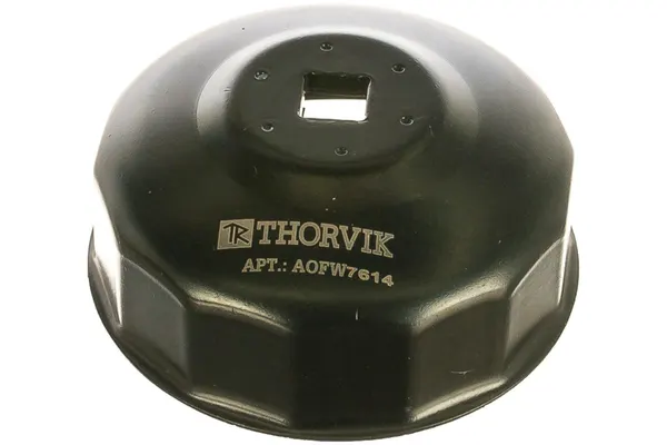 Съемник масляных фильтров "чашка" 14-граней, 76 мм Thorvik AOFW7614