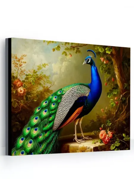 Картина по номерам павлин 40х50 000 Art-Hobby-Create