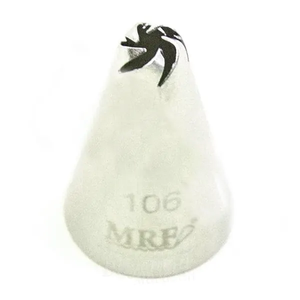 Насадка кондитерская закрытая роза №106 MRF (Набор из 5 шт.)