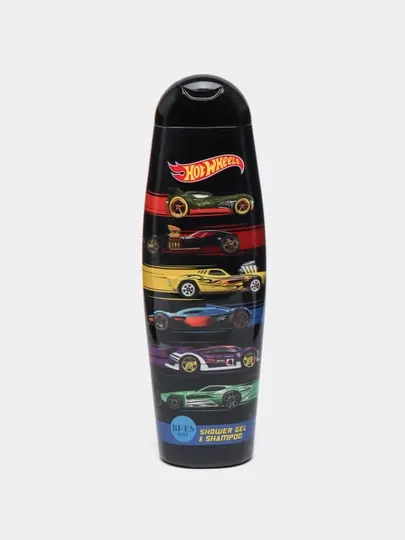 Детский шампунь-гель HOT WHEELS CARS BLACK, 500 мл
