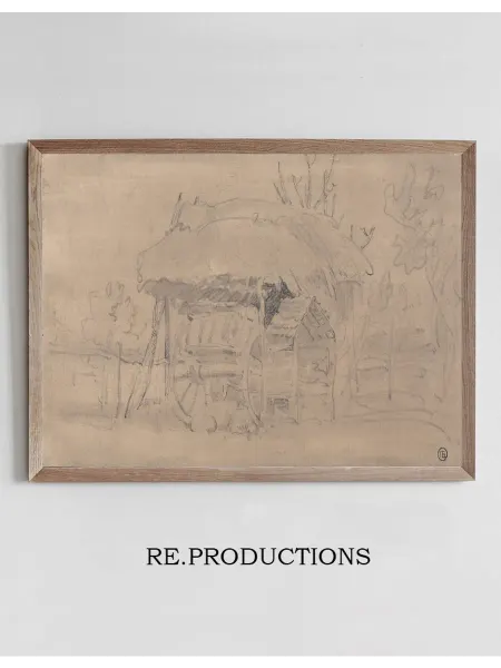 Re.productions Постер A Farm Cart - James Ward