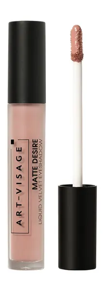 ART-VISAGE Тени для век жидкие матовые Liquit Velvet Eyeshadow Matte Desire, 4 мл, 04 Папайя