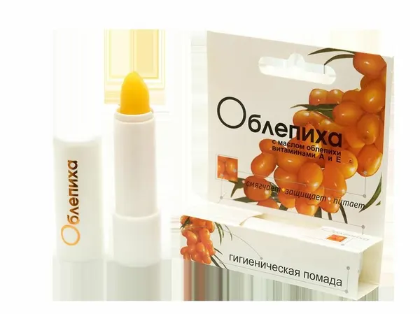 Губная помада лаборатория природы "Облепиха", гигиеническая, 2,8 г
