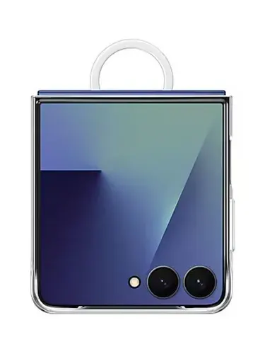 Samsung Galaxy Z Flip7 Чехол для смартфона, Ring Case (clear), прозрачный