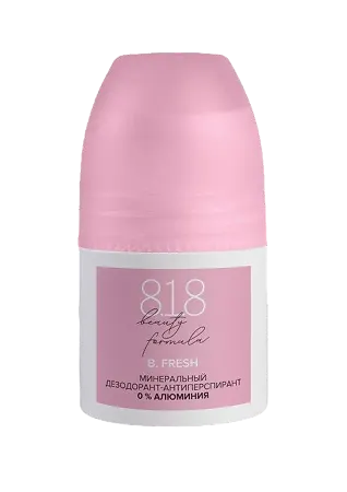 818 Бьюти формула/818 beauty formula estiqe дезодорант-антиперспирант минеральный б/солей алюминия 50мл