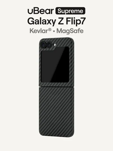 UBear Чехол на Samsung Galaxy Z Flip6 Supreme Kevlar Case, MagSafe