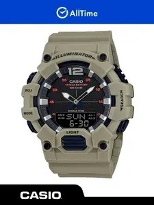 Часы мужские Casio Collection HDC-700-3A3VEF / Часы наручные водонепроницаемые кварцевые спортивные серебряные