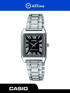 Часы женские Casio Collection Ltp LTP-V007D-1B / Часы наручные серебряные с браслетом кварцевые тонкие