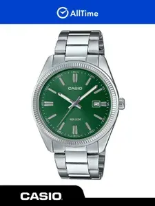 Часы мужские Casio Collection MTP-1302PD-3A / Часы наручные кварцевые серебряные с браслетом металлические