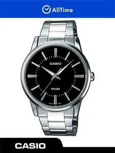 Часы мужские Casio Collection MTP-1303PD-1A / Часы наручные кварцевые серебряные с браслетом металлические
