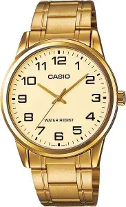 Casio Часы наручные Кварцевые Японские наручные часы Casio Collection MTP-V001G-9B