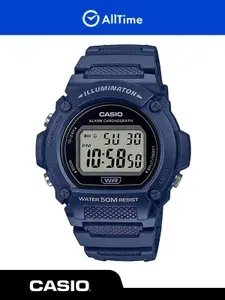 Часы мужские Casio Collection W-219H-2AVEF / Часы наручные электронные кварцевые спортивные большие синие