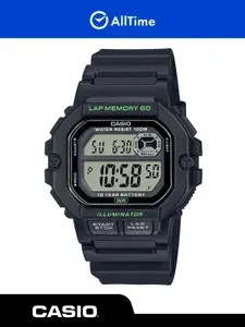 Часы мужские Casio Collection WS-1400H-1A / Часы наручные электронные водонепроницаемые кварцевые черные