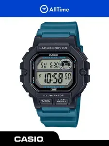 Часы мужские Casio Collection WS-1400H-3A / Часы наручные электронные водонепроницаемые кварцевые черные