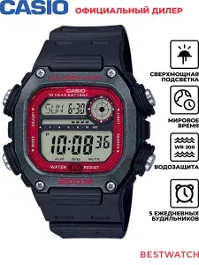 Мужские наручные часы Casio Digital DW-291H-1BVEF