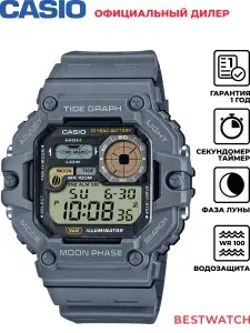 Мужские наручные часы Casio Digital WS-1700H-8A