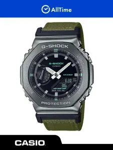 Часы мужские Casio G-Shock GM-2100CB-3A / Часы наручные водонепроницаемые кварцевые спортивные серебряные