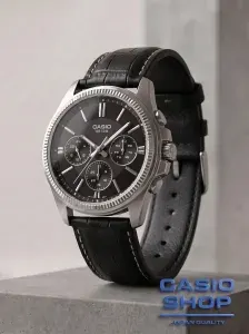 Часы мужские наручные Casio MTP-1375L-1A стальные с хронографом