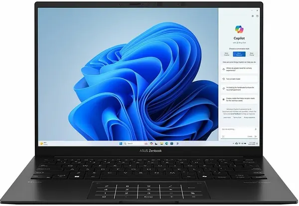 Ноутбук ASUS ZenBook 14 UM3406GA 14", Ryzen AI 7 445, 32GB LPDDR5x, 1TB SSD, Radeon 840M, Windows 11 Pro, black