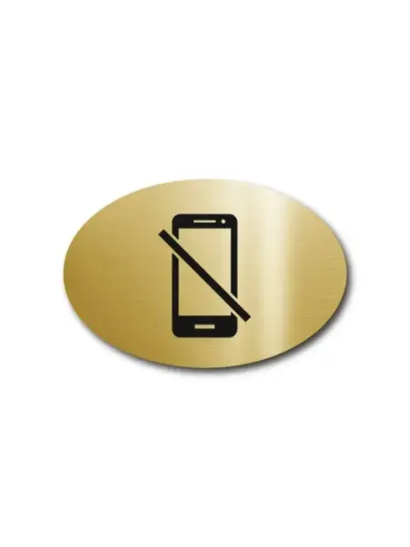 Табличка информационная "Отключить телефон" 120х80ммПластик CVT