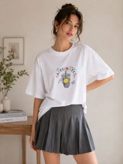 Женская футболка oversize, хлопчатобумажная, casual style