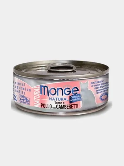 Консервы Monge Cat Natural, куриная грудка