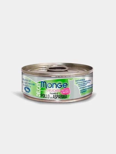 Консервы Monge Cat Natural, курица со спаржей