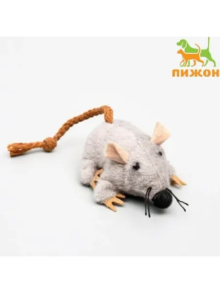 Безопасная игрушка для кошек — Мышка-Грызун 8,5 см