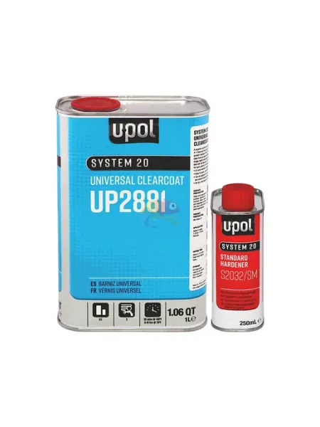 Лак акриловый автомобильный UP2881 S2088 HS 1 + 0,25 л U-pol